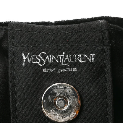 Saint Laurent Velvet Mombasa Small Black 6 of 10