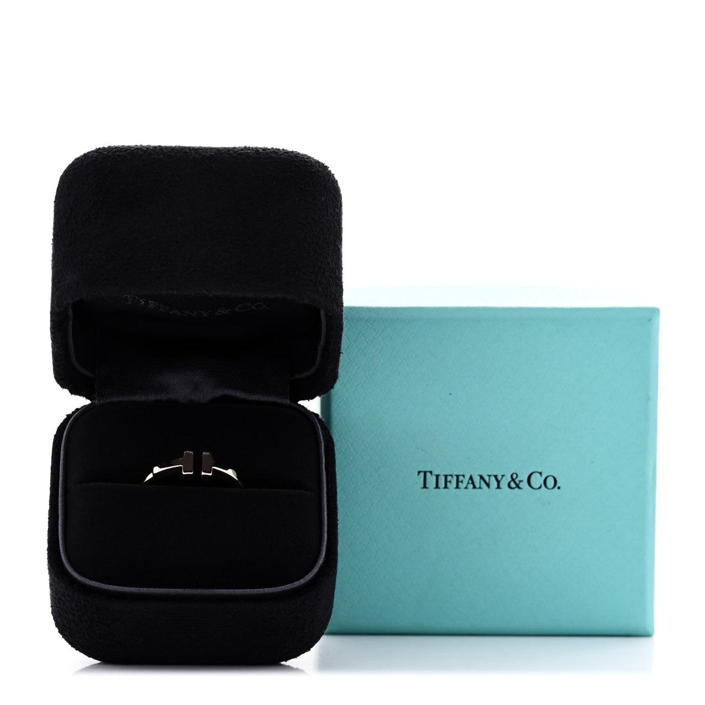 18K Rose Gold T Wire Ring 50 5.5