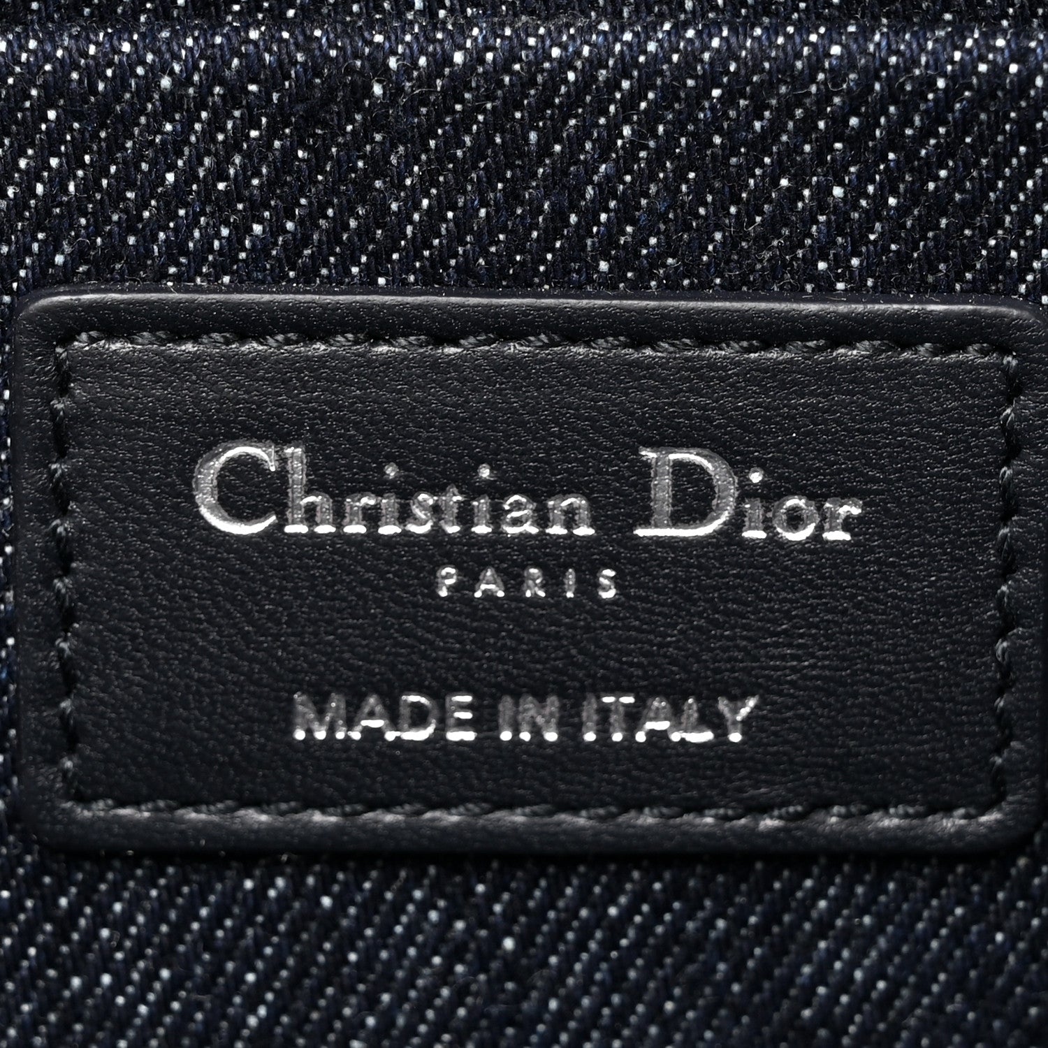 Christian Dior Denim Eyelet Lady D-Joy Blue 6 of 10