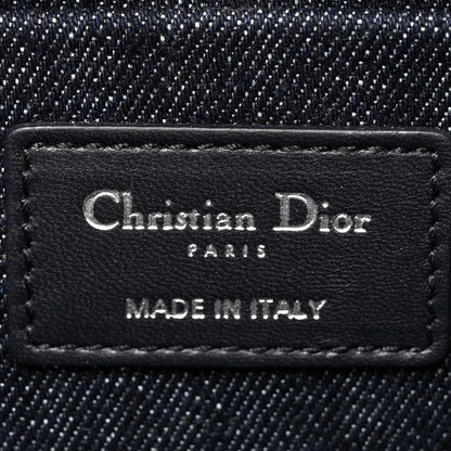 Christian Dior Denim Eyelet Lady D-Joy Blue 6 of 10