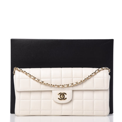 Chanel Lambskin East West Chocolate Bar Flap White 12 of 12