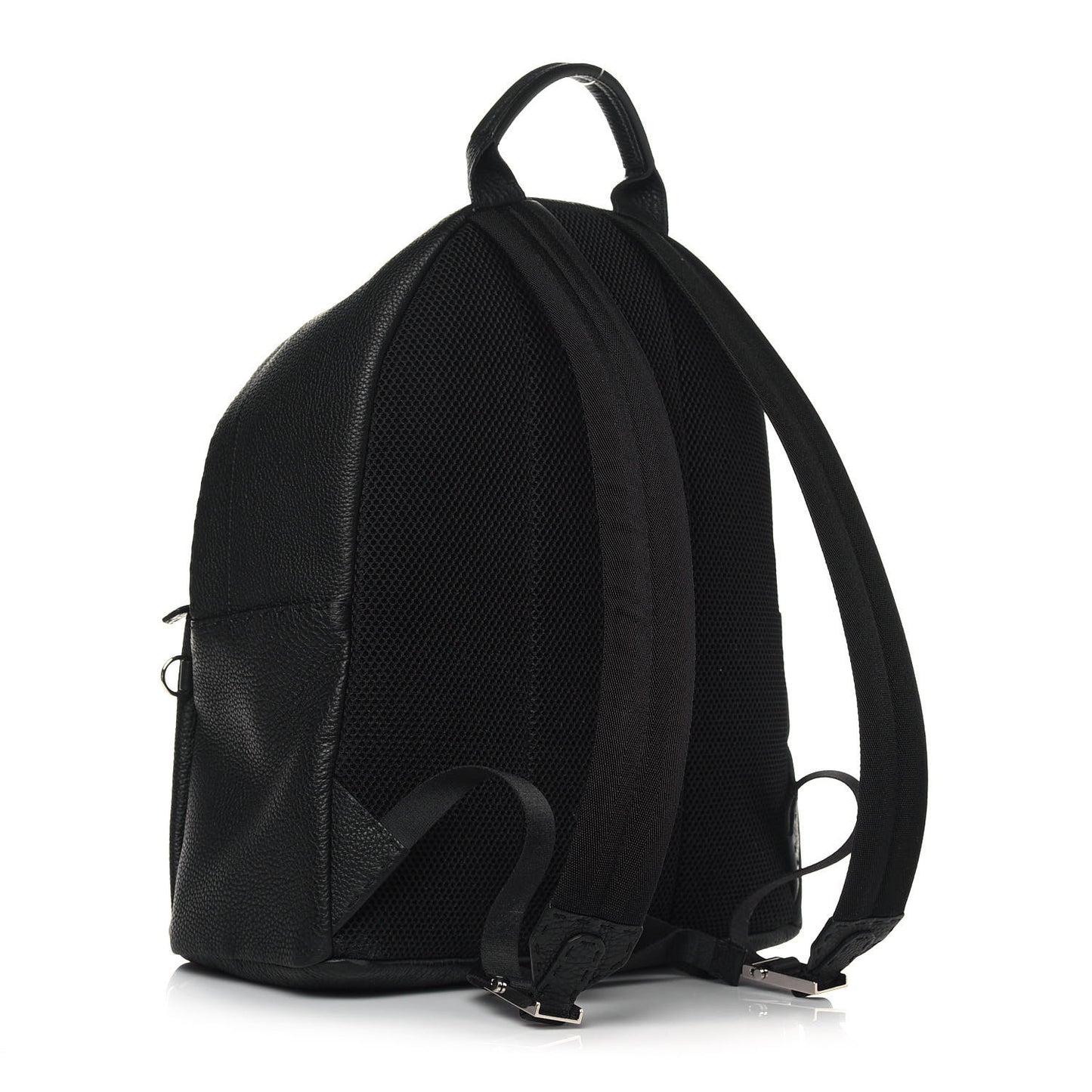Cuoio Romano Selleria Crocodile Monster Eyes Backpack Black Girasole