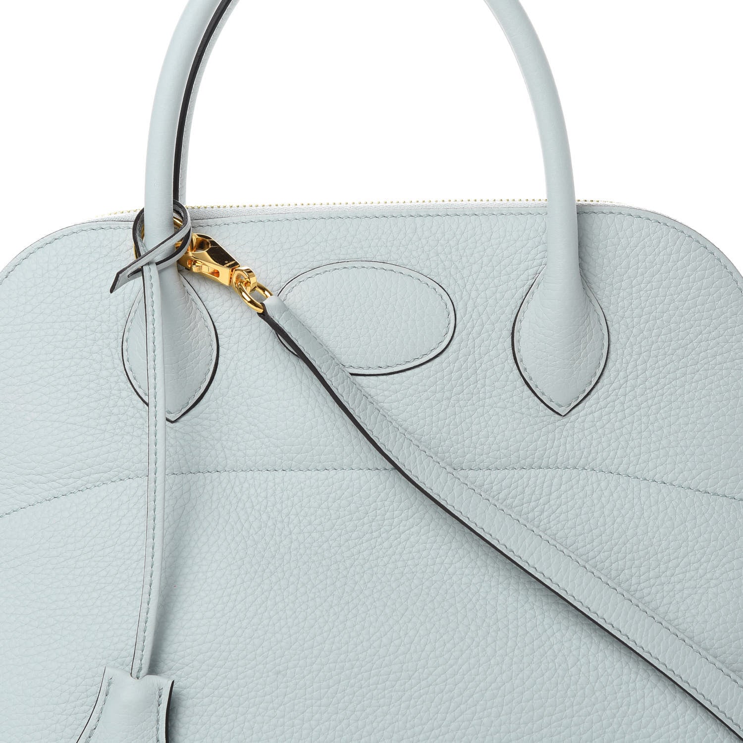 Hermes Taurillon Clemence Bolide 31 Bleu Pale 8 of 11