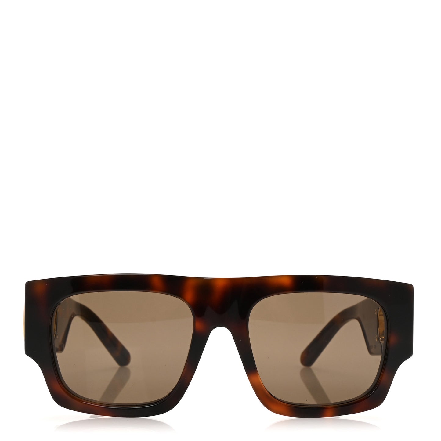 Acetate LV Link Square Sunglasses Z1479W Dark Tortoise