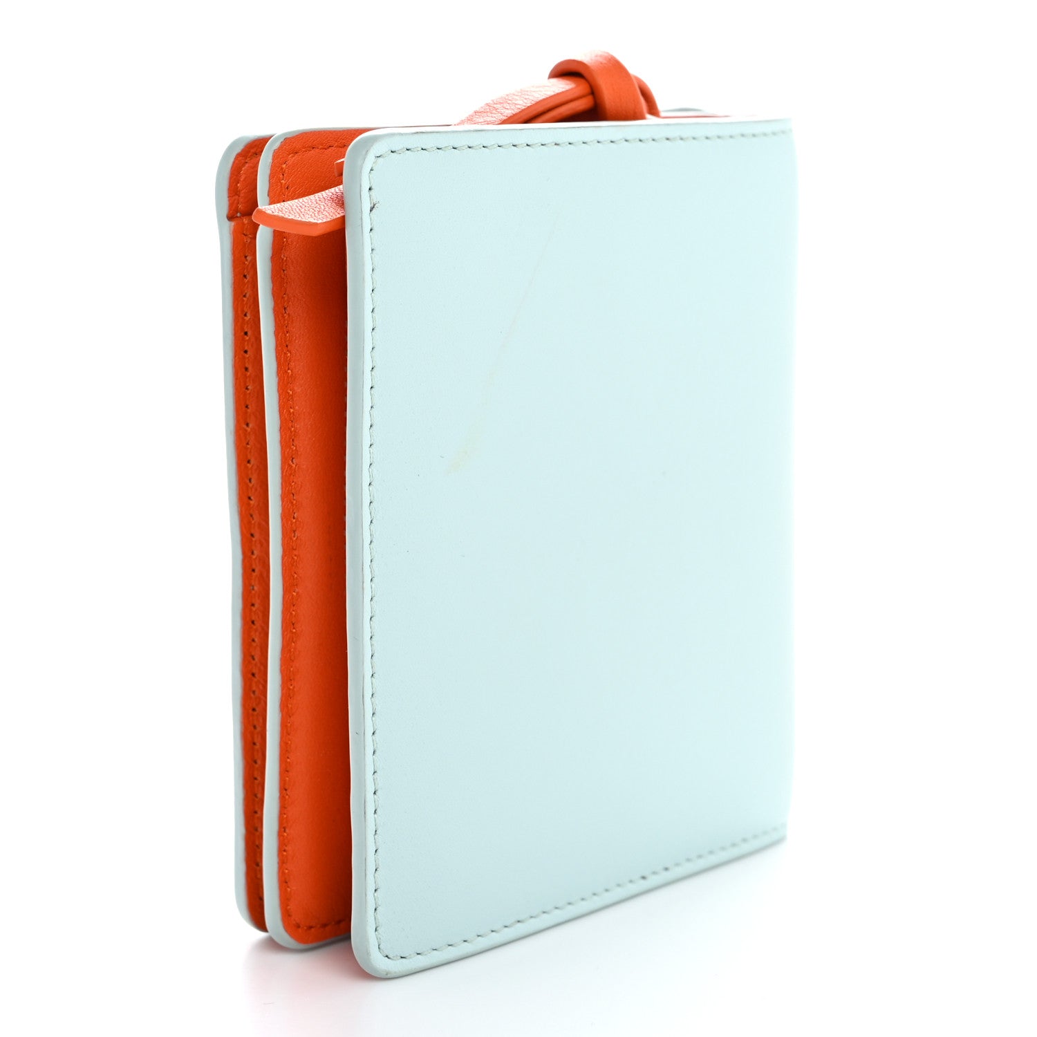 Loewe X SUNA FUJITA Satin Calfskin Penguins Compact Zip Wallet