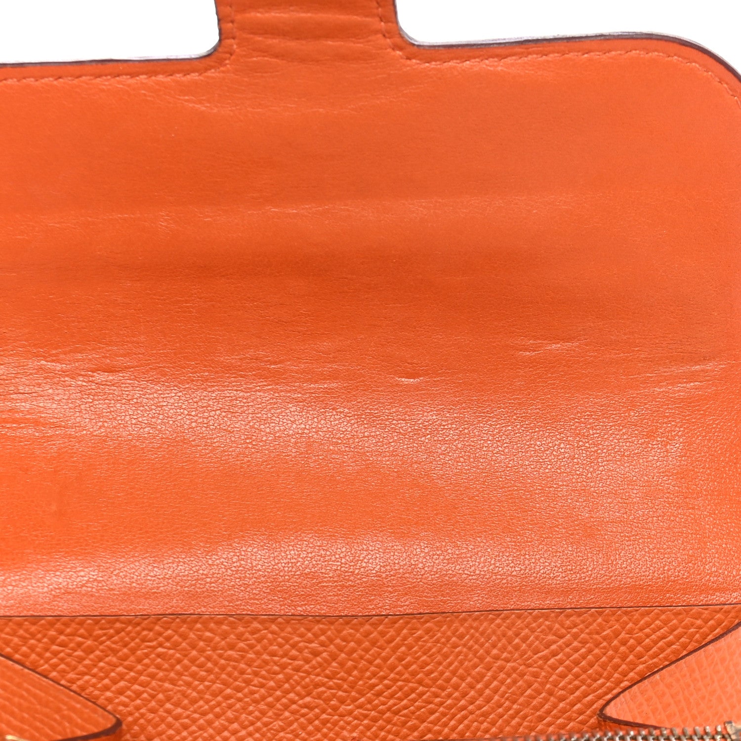 Hermes Epsom Constance Short Wallet Orange 6 of 12