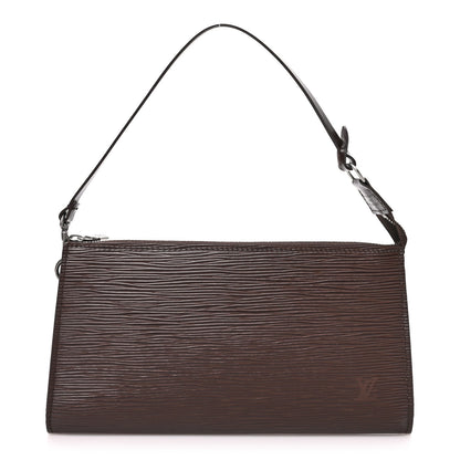Louis Vuitton Epi Pochette Accessories 24 Moka 1 of 10