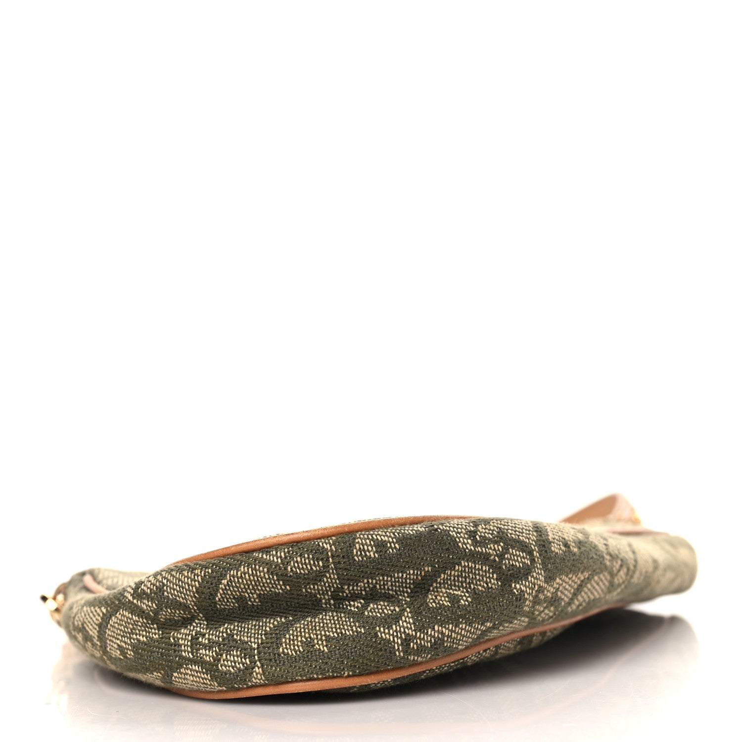 Christian Dior Monogram Mini Saddle Pochette Green 4 of 9