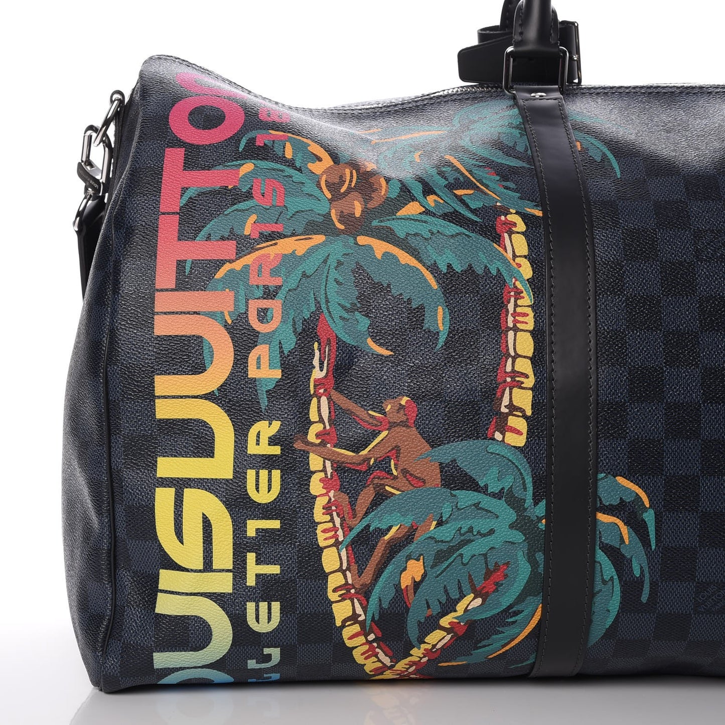 Damier Cobalt Jungle Keepall Bandouliere 55