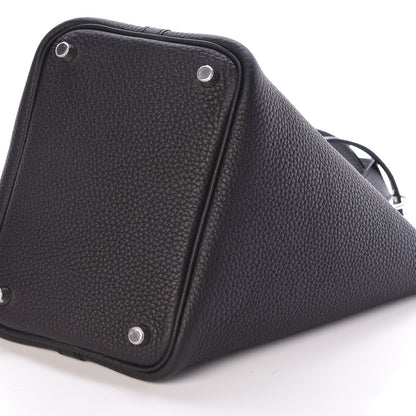 Hermes Taurillon Clemence Picotin Lock 18 PM Black 9 of 10