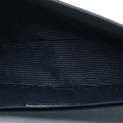 Chanel Caviar Stitched Medium Boy Flap Blue 5 of 11