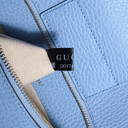 Gucci Dollar Calfskin Medium Swing Tote Mineral Blue 7 of 9