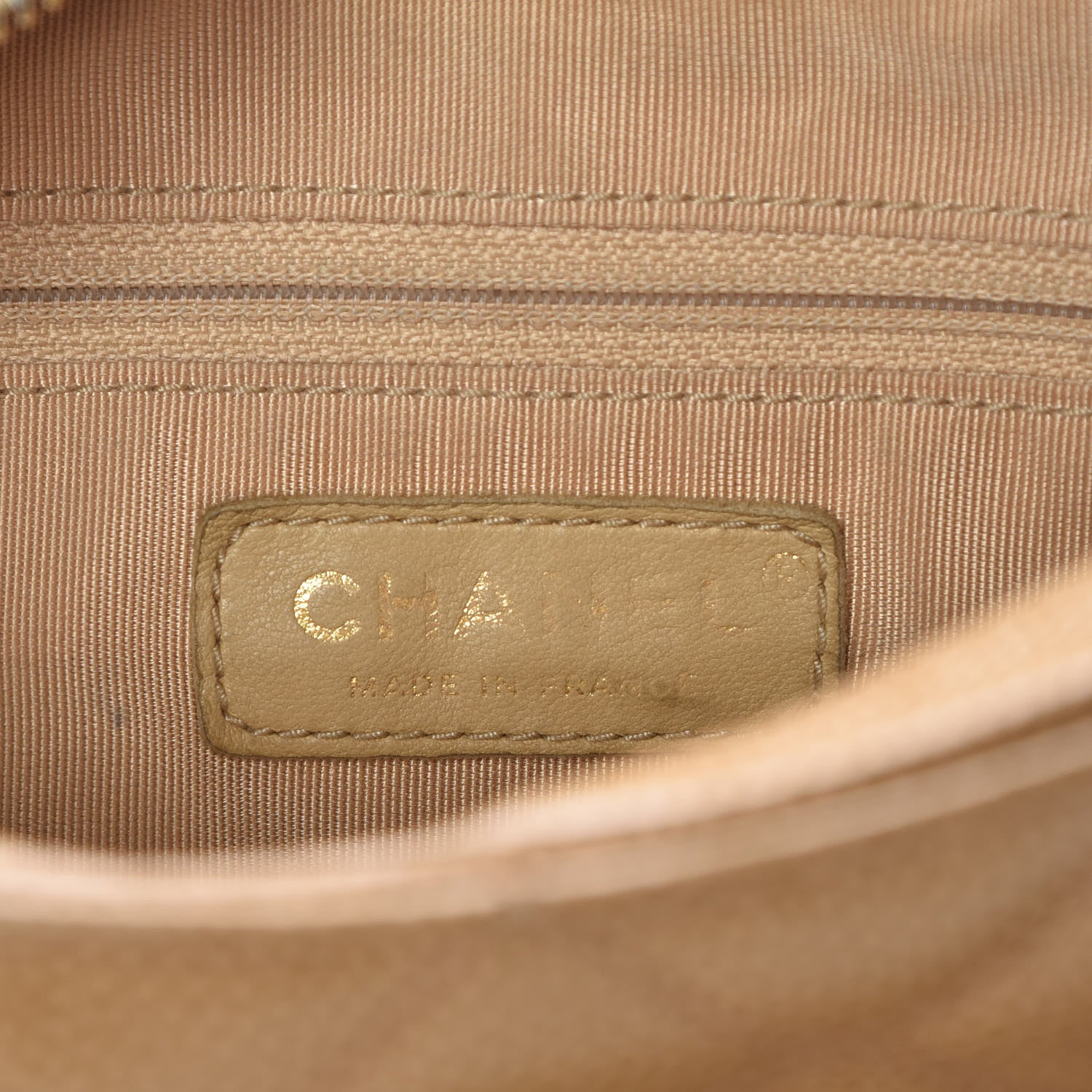 Chanel Caviar Quilted Hobo Beige 8 of 9