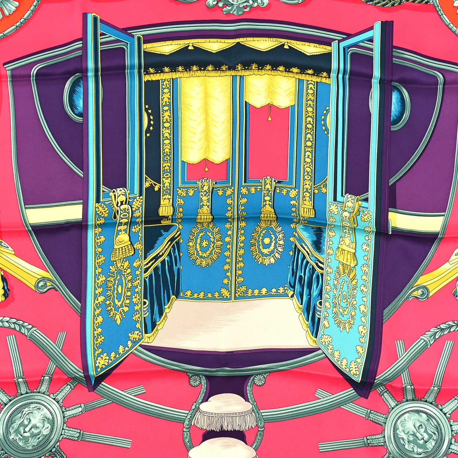Hermes Silk Coach Scarf 90 2 of 4
