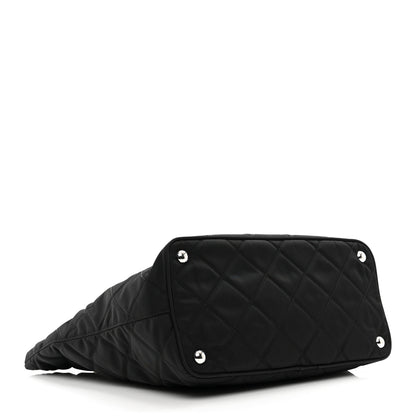 Prada Nylon Tessuto Impuntu Quilted Tote Black 4 of 9