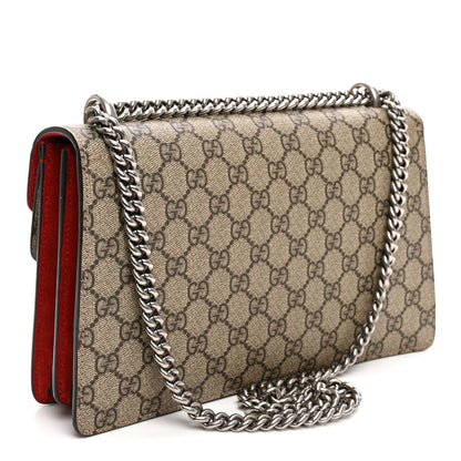 Gucci GG Supreme Monogram Small Dionysus Shoulder Bag Red 3 of 12