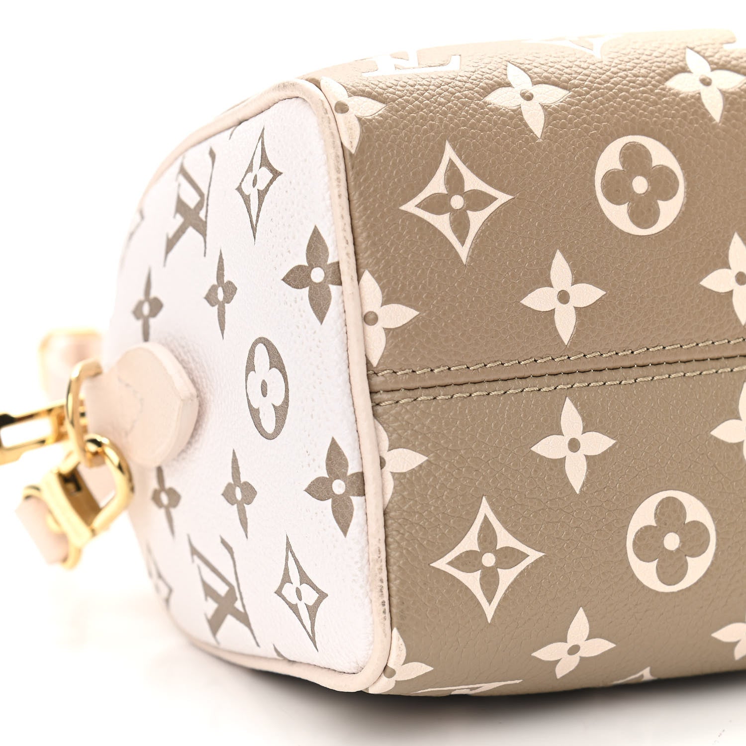 Louis Vuitton Empreinte Monogram Spring in the City Speedy Bandouliere 20 Kaki Beige Cream 8 of 12