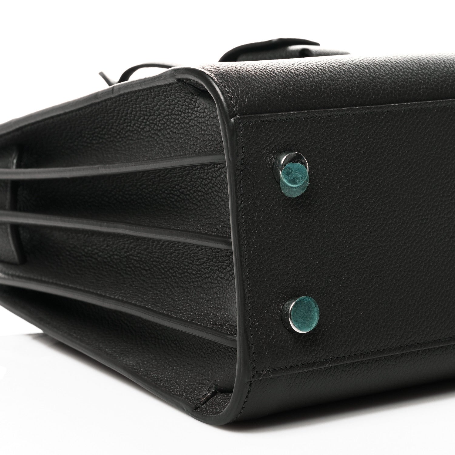 Saint Laurent Grained Calfskin Baby Sac De Jour Coal 9 of 11