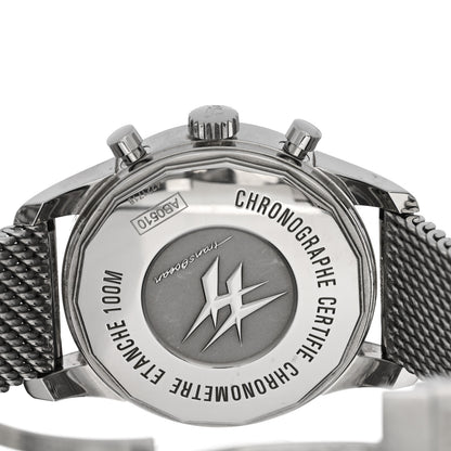 Breitling Stainless Steel 46mm Transocean Unitime Chronograph Automatic Watch Black AB0510 4 of 5