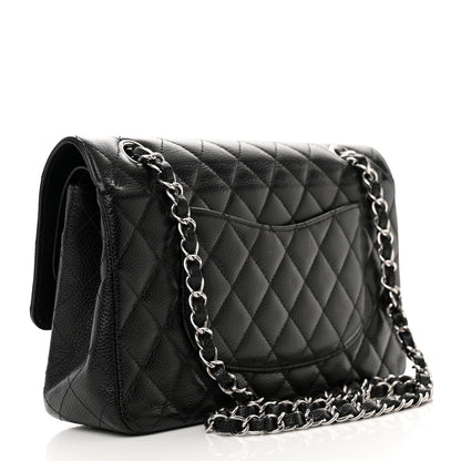 Chanel Caviar Quilted Medium Double Flap Black 3 of 16