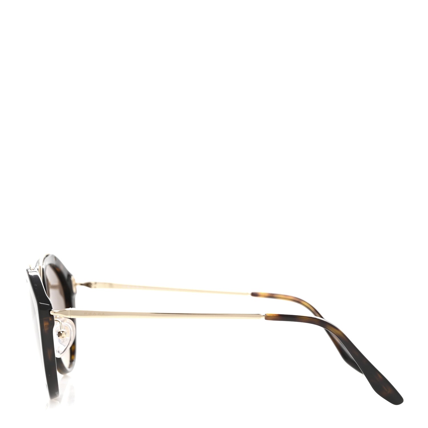 Prada Acetate Round Sunglasses SPR 18U Tortoise 3 of 8