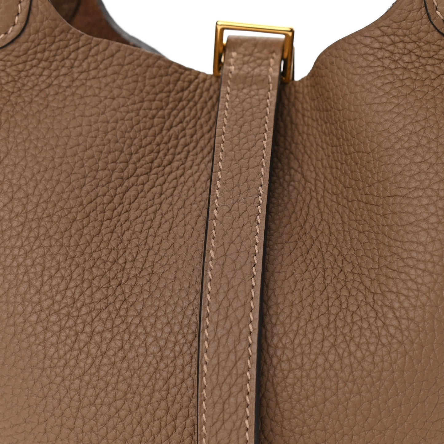 Taurillon Maurice Picotin Lock 18 PM Beige De Weimar