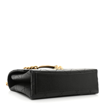 Chanel Caviar Quilted Bracelet On Chain Flap Black 4 of 12