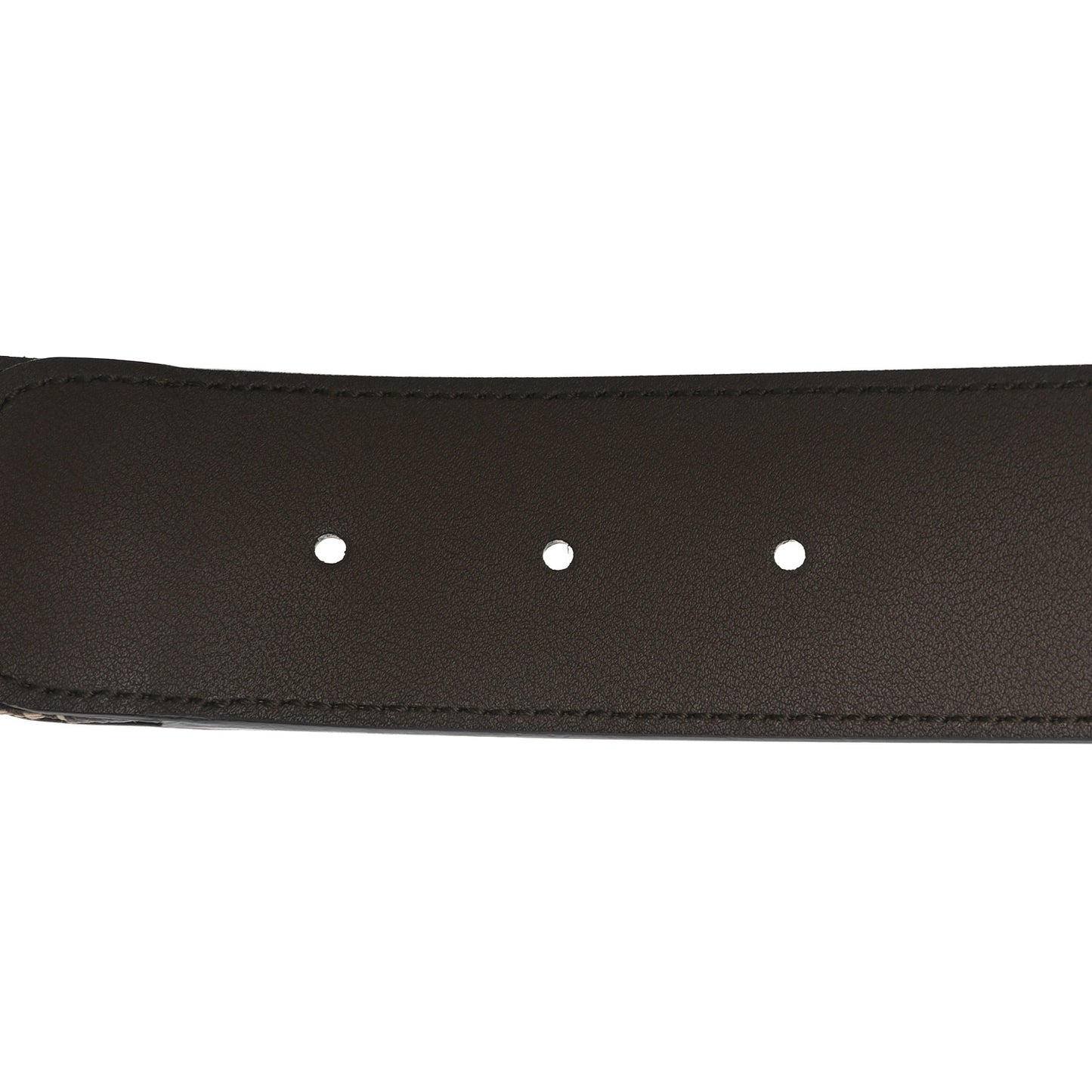 Monogram Jumbo GG Textured Dollar Calfskin Double G 40mm Belt 110 44 Camel Ebony