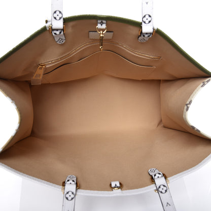 Louis Vuitton Monogram Giant Onthego GM Kaki Beige 6 of 11