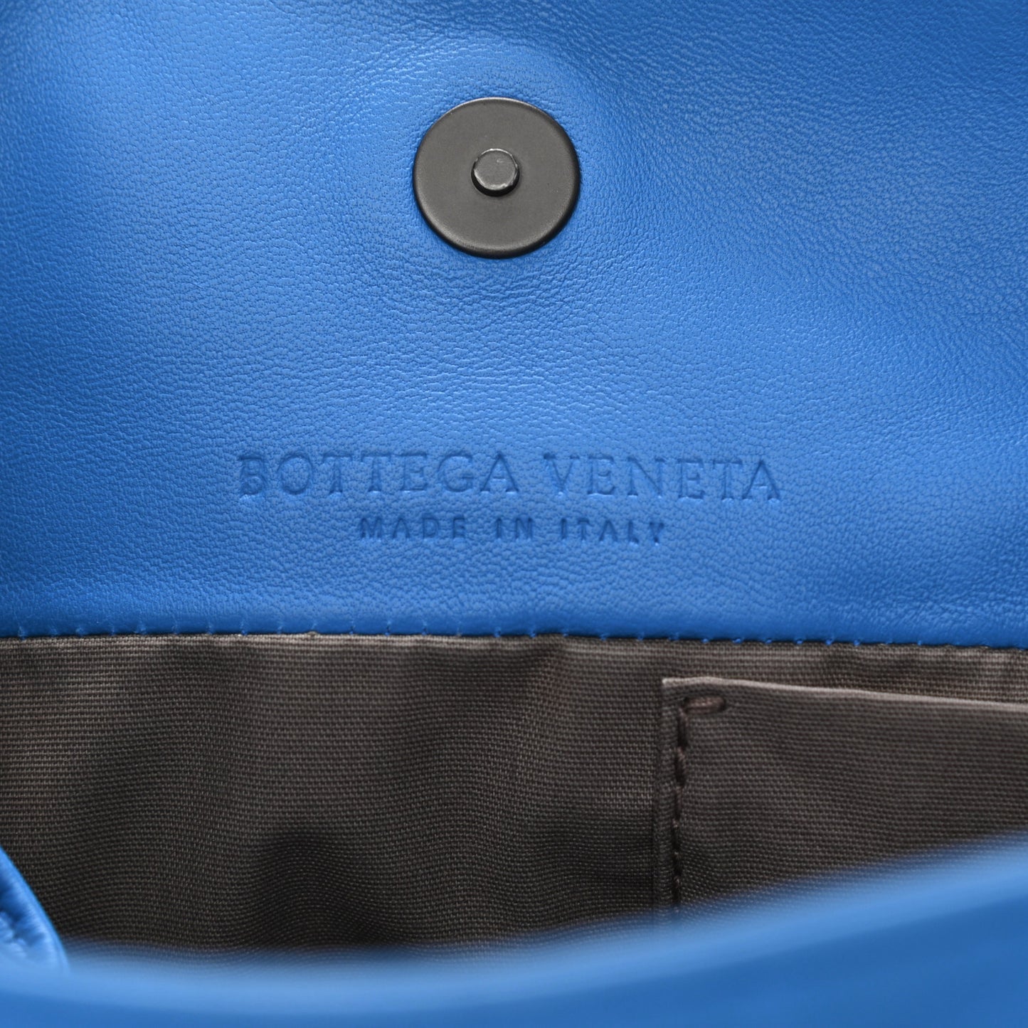 Nappa Intrecciato Shoulder Bag Bleuette
