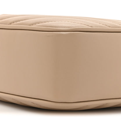 Saint Laurent Calfskin Matelasse Monogram Lou Camera Bag Dark Beige 9 of 12