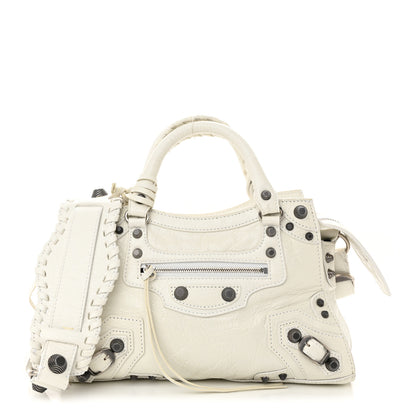 Balenciaga Agneau Arena Neo Cagole Handbag XS Optic White 1 of 14