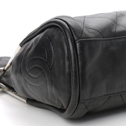 Chanel Lambskin Stitched Medium Ultimate Soft Tote Black 8 of 10