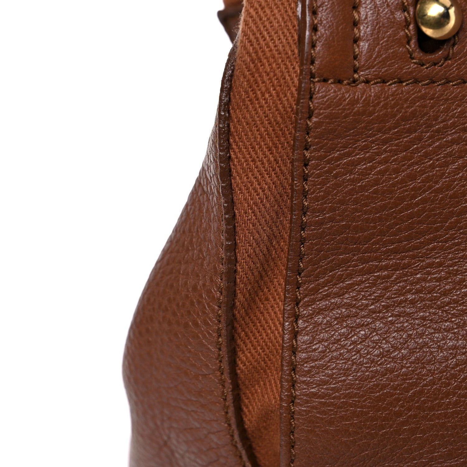 Saint Laurent Calfskin Canvas Medium Muse Two Brown 17 of 23