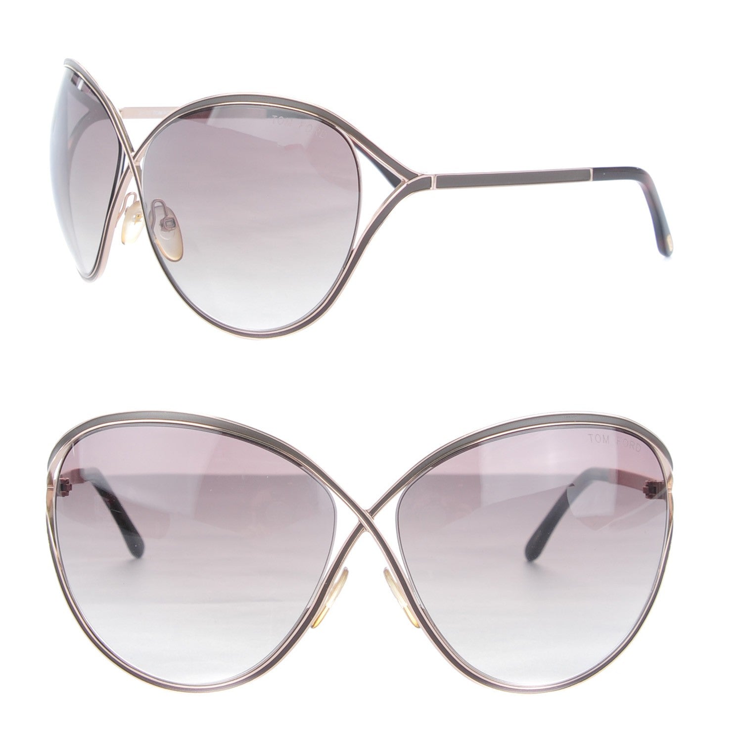 Tom Ford Enamel Sienna Sunglasses TF178 Soft Grey 1 of 7