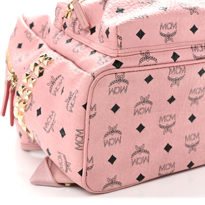 MCM Visetos Small Side Stud Stark Backpack Soft Pink 9 of 10