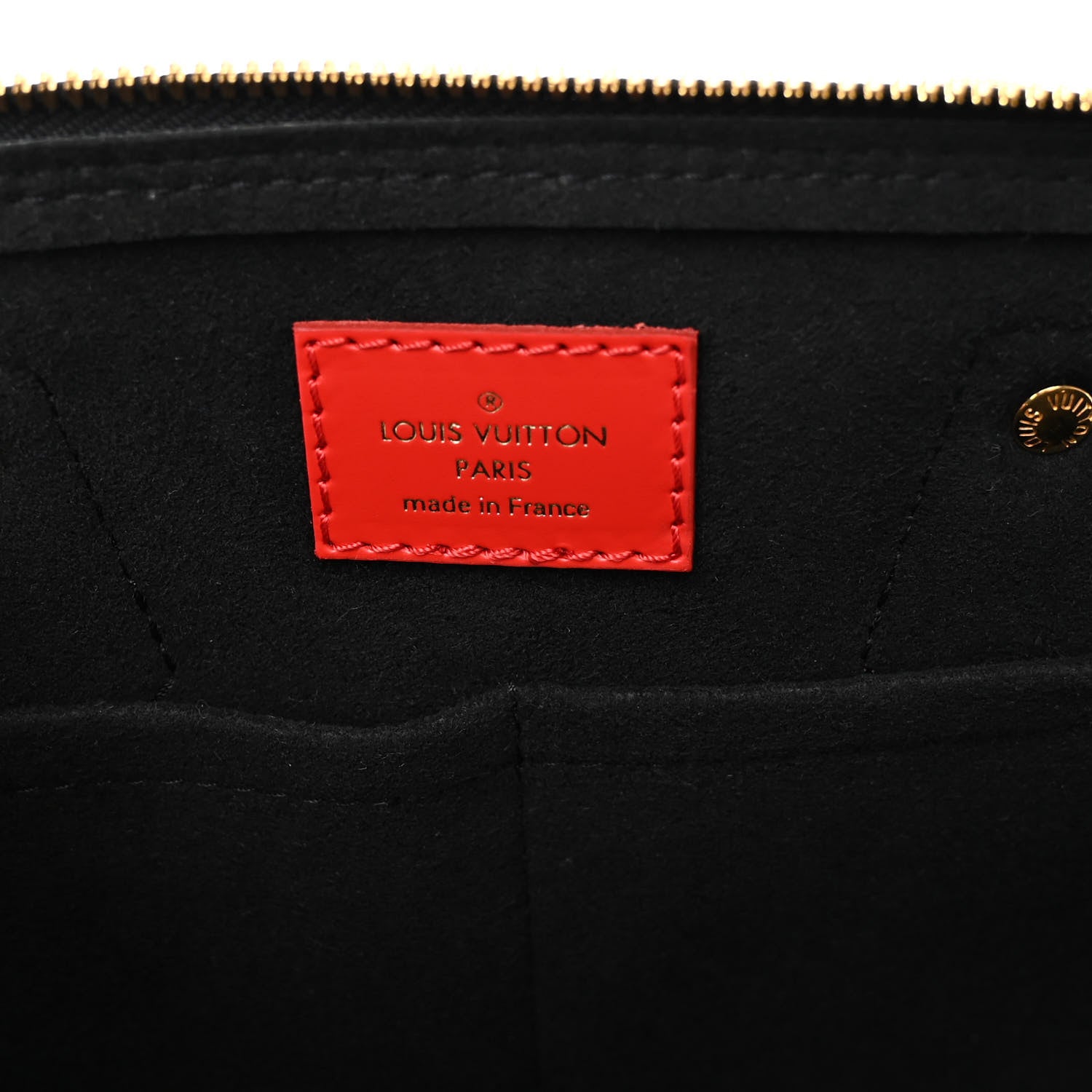 Louis Vuitton Empreinte Monogram Giant Crafty Alma PM Black Creme 6 of 9