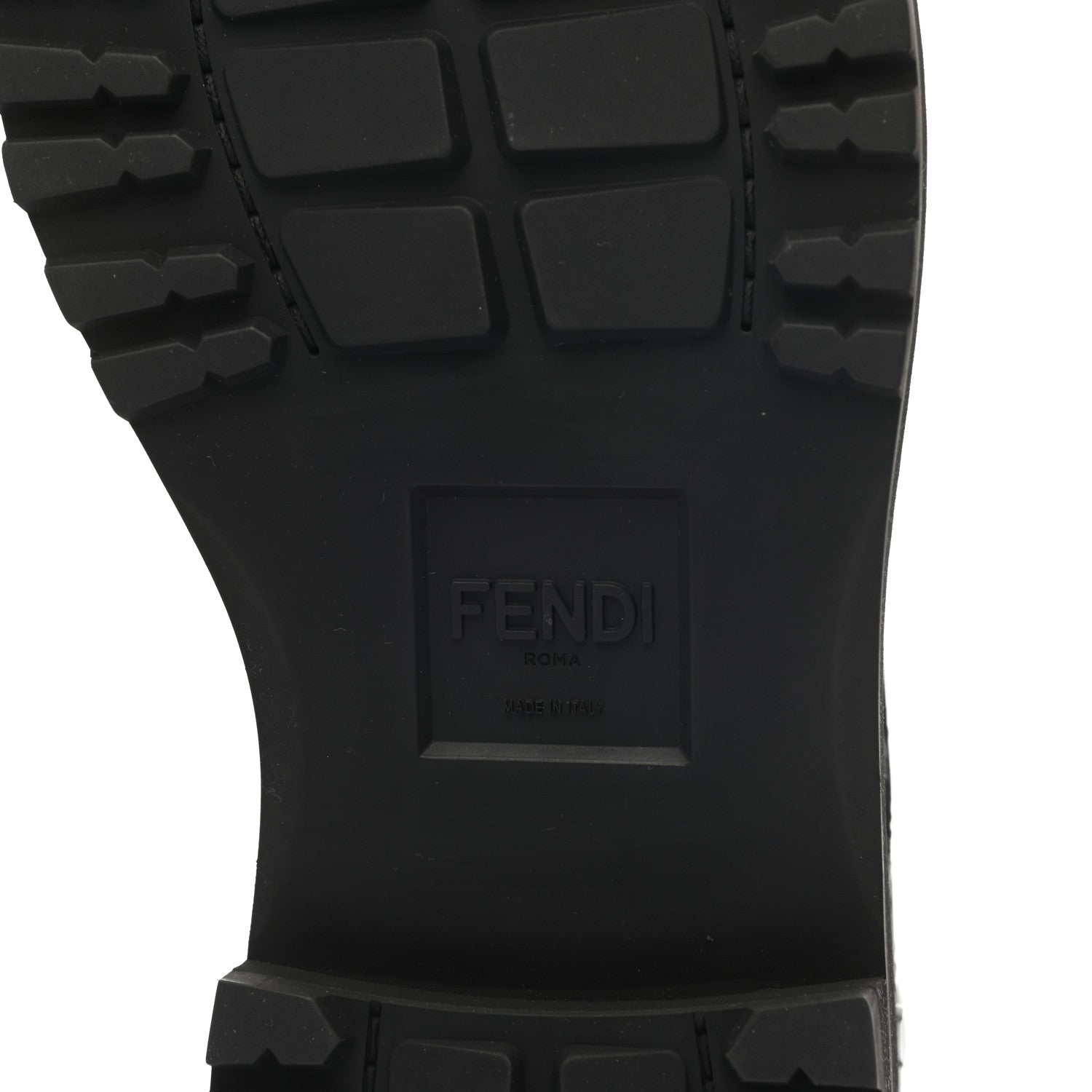 Fendi Vitello Jersey Fabric FF Mens Biker Boots 8 Black Tobacco 6 of 6