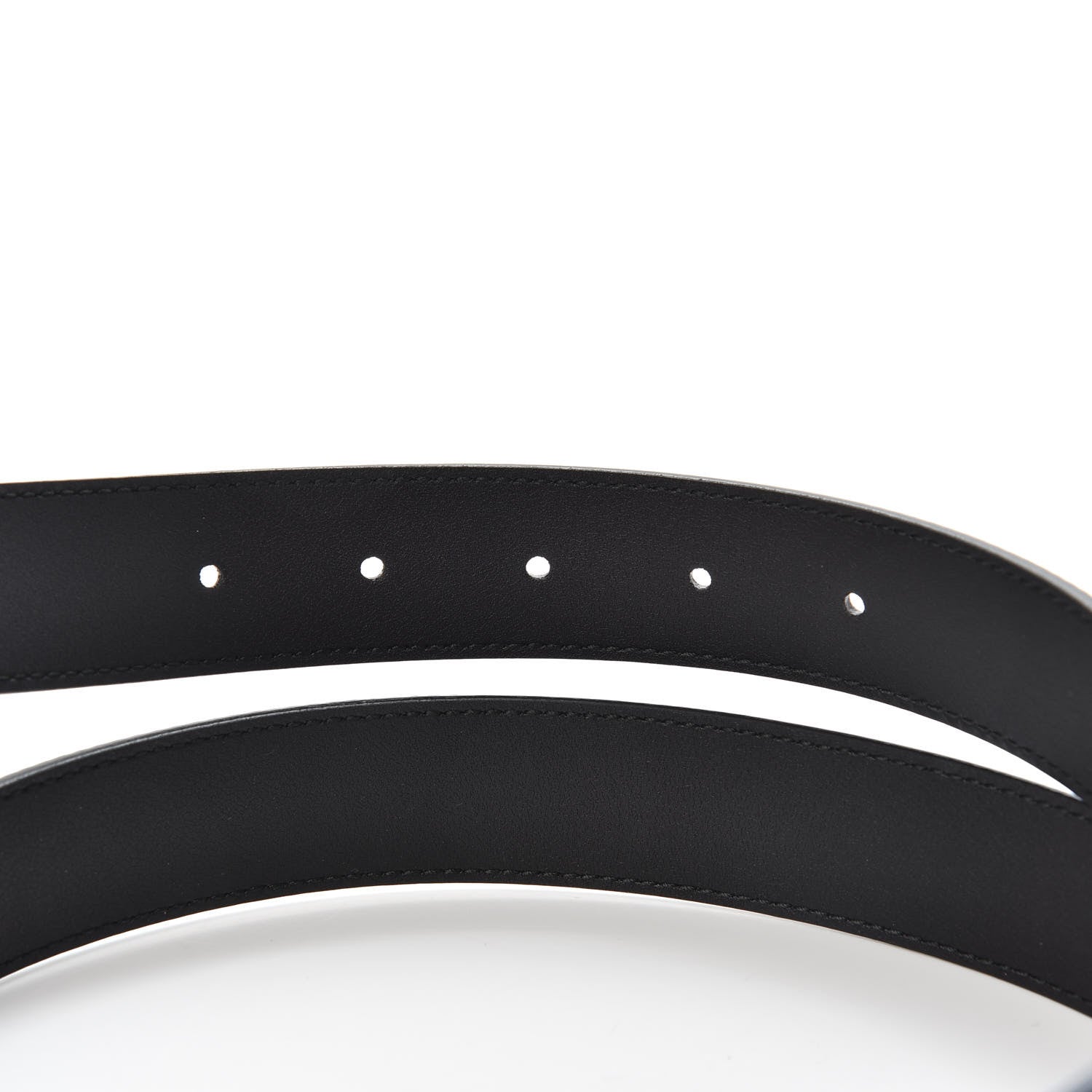 Gucci Calfskin Double G 30mm Belt 90 36 Black 3 of 5