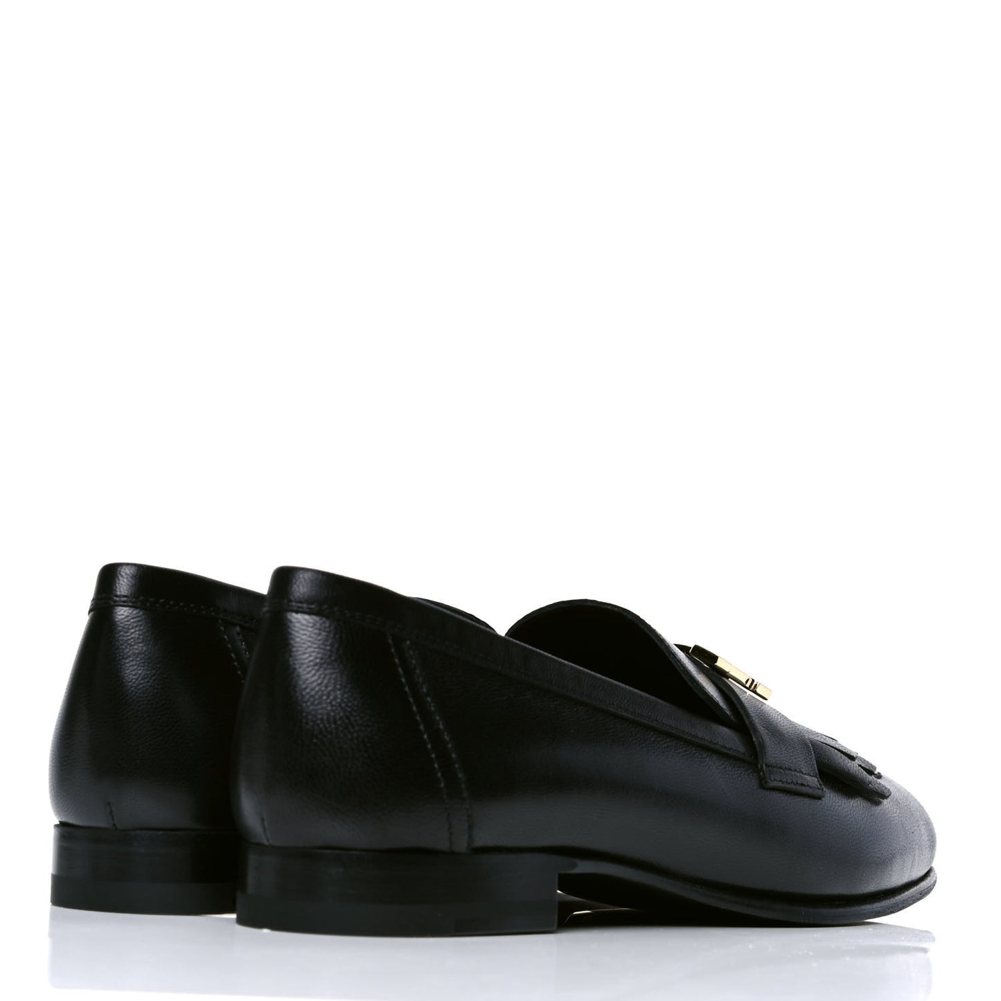 Goatskin Womens Royal Loafers 36 Black