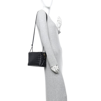 Bottega Veneta Nappa Intrecciato Small Loop Camera Bag Black 2 of 9
