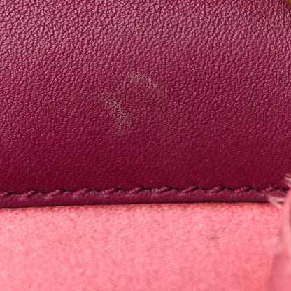 Gucci Velvet Matelasse GG Marmont Mini Bag Fuchsia Violet Cyclamen 16 of 18