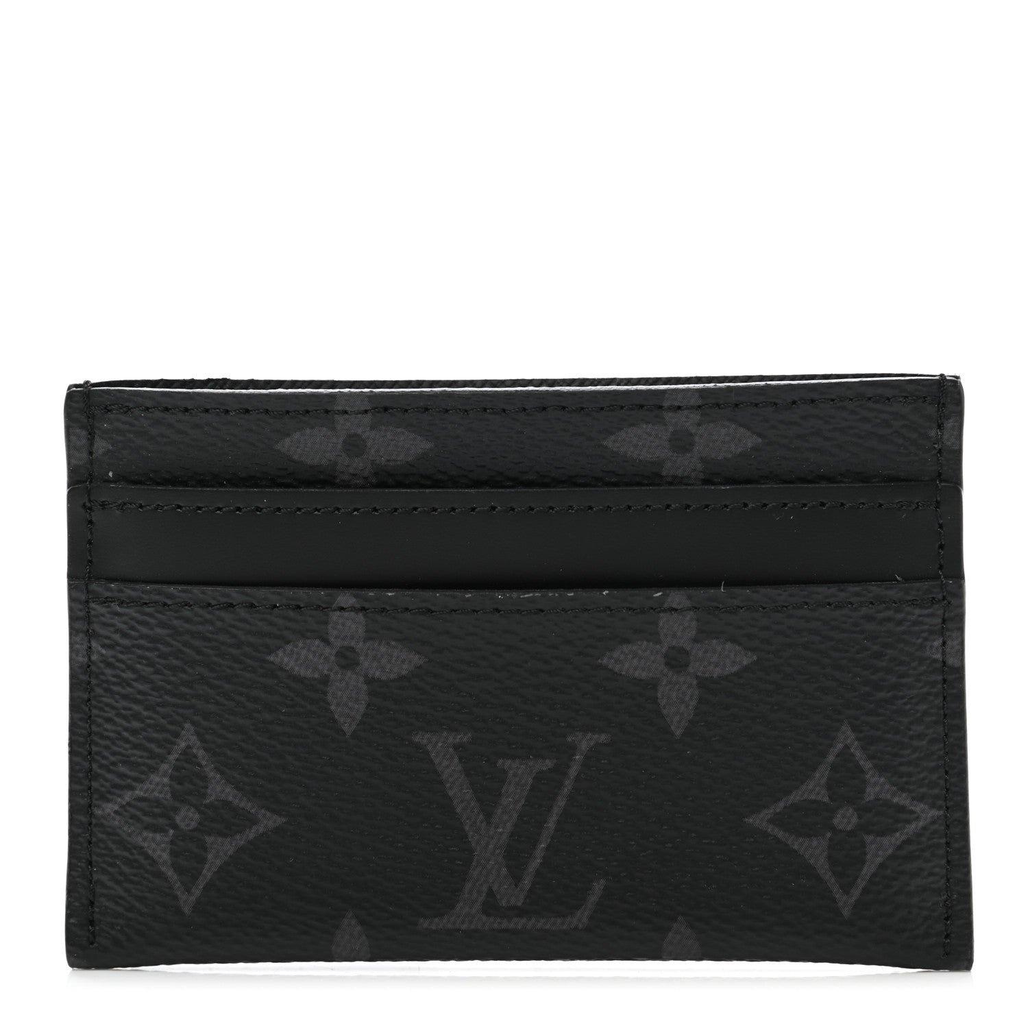 Louis Vuitton Monogram Eclipse Porte-Cartes Double Card Holder 1 of 8