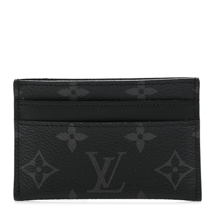 Louis Vuitton Monogram Eclipse Porte-Cartes Double Card Holder 1 of 8