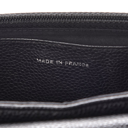 Chanel Caviar Half Moon Wallet On Chain WOC Black 7 of 10