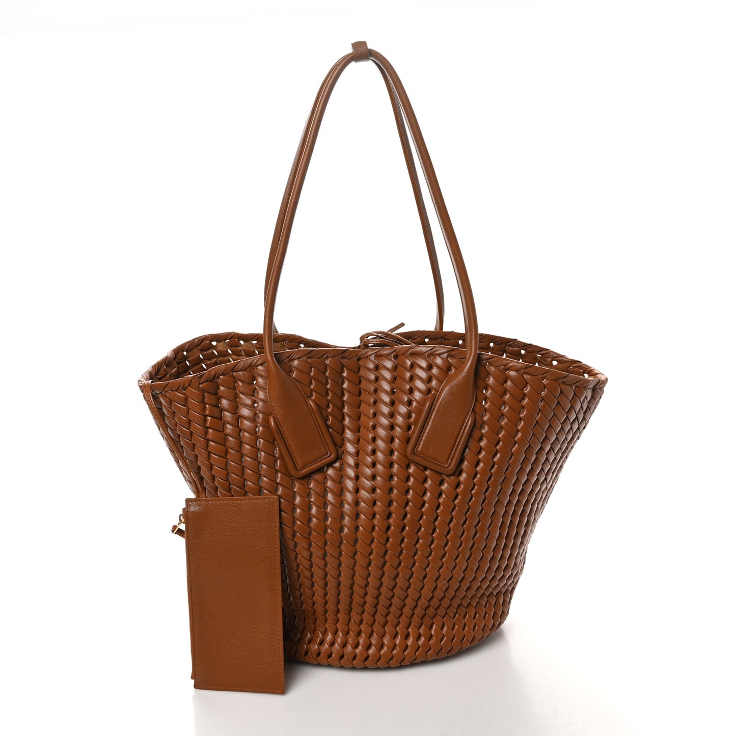 Nappa Intrecciato Rete Tote Wood