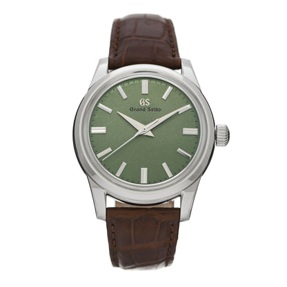 Grand Seiko Stainless Steel Crocodile 37mm Elegance Manual Winding Watch Green SBGW277 1 of 5