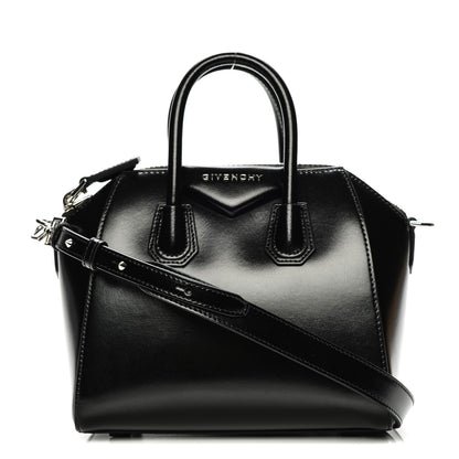 Givenchy Shiny Lord Calfskin Mini Antigona Black 1 of 8