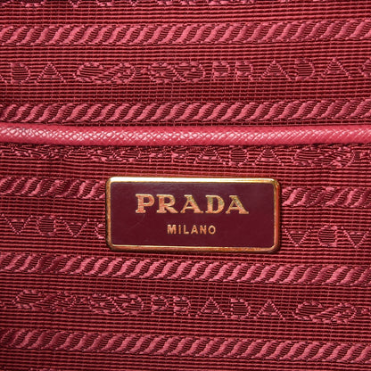 Prada Saffiano Large Top Handle Open Tote Peonia 7 of 14