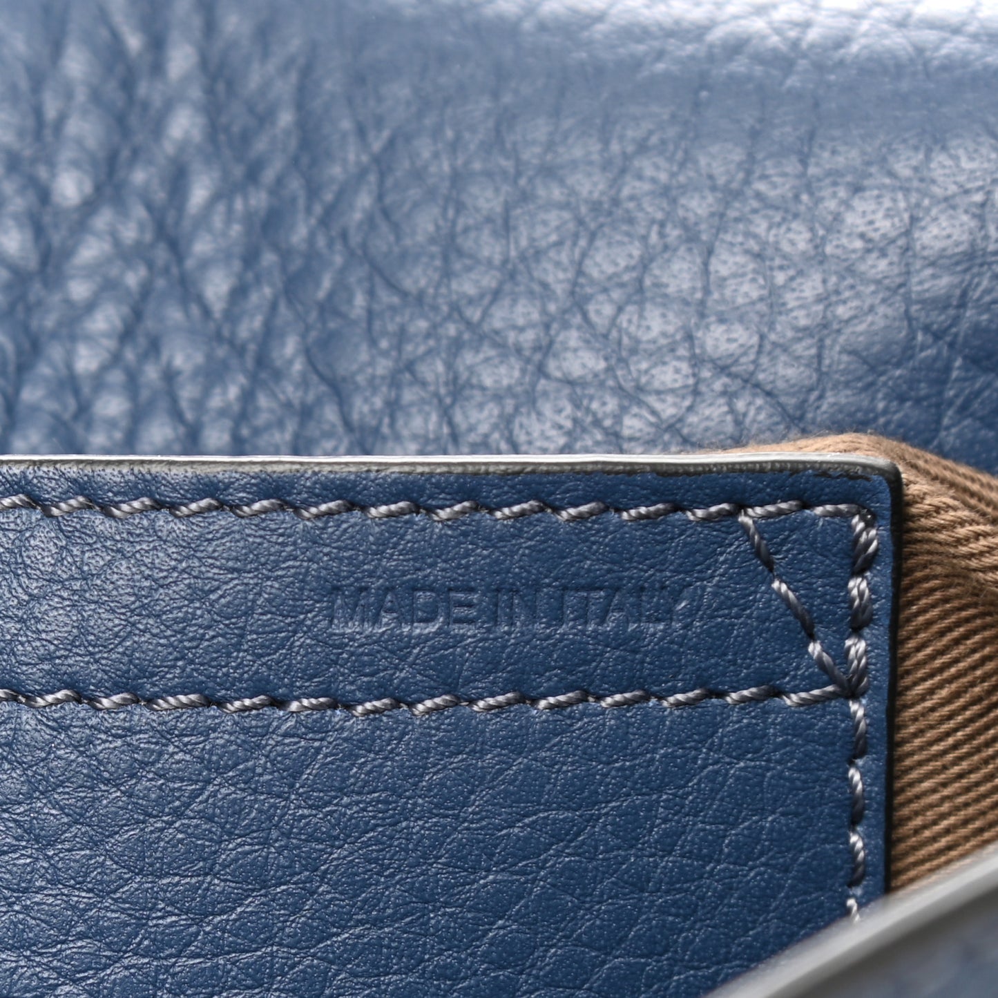 Calfskin Medium Marcie Round Crossbody Bag Royal Navy